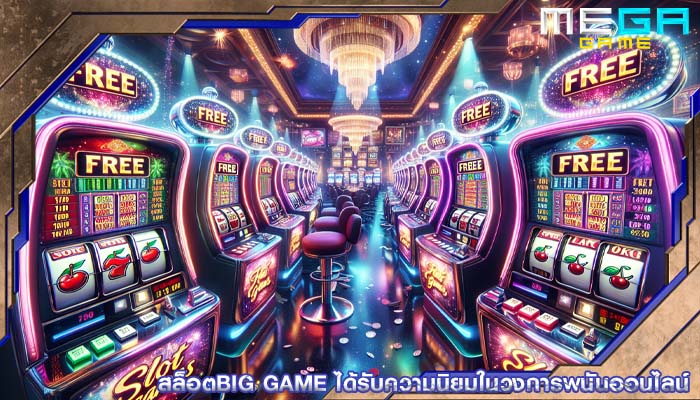 สล็อตbig game ได้รับความนิยมในวงการพนันออนไลน์
